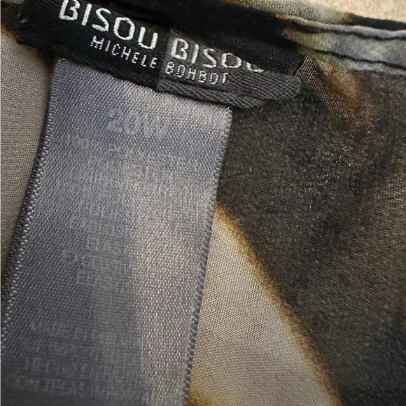 Bisou Bisou Animal Print Cold Shoulder Midi Dress Size 20W - Picture 4 of 4